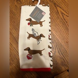 Kitchen dachshund towels NWT